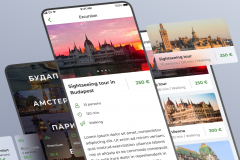 A multiplatform mobile app, designed for tour and transfer booking